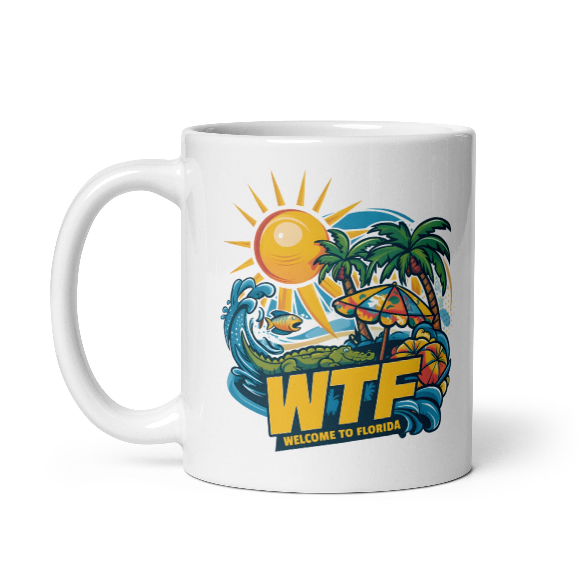 Welcome To Florida | Crazy Waves Mug (WTF)