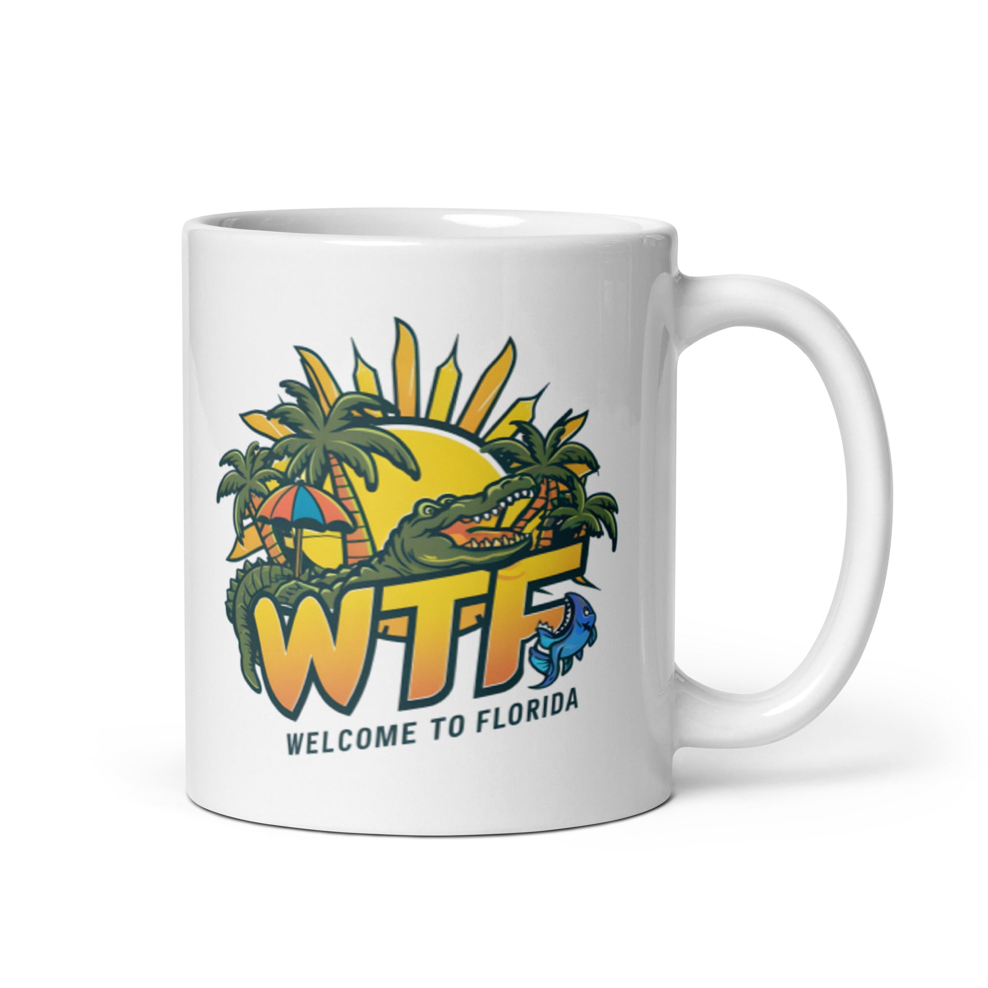 Welcome To Florida | A Bite out of Florida Mug (WTF)